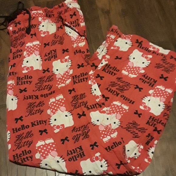 scart Pants - Scart Hello Kitty Pajama pants